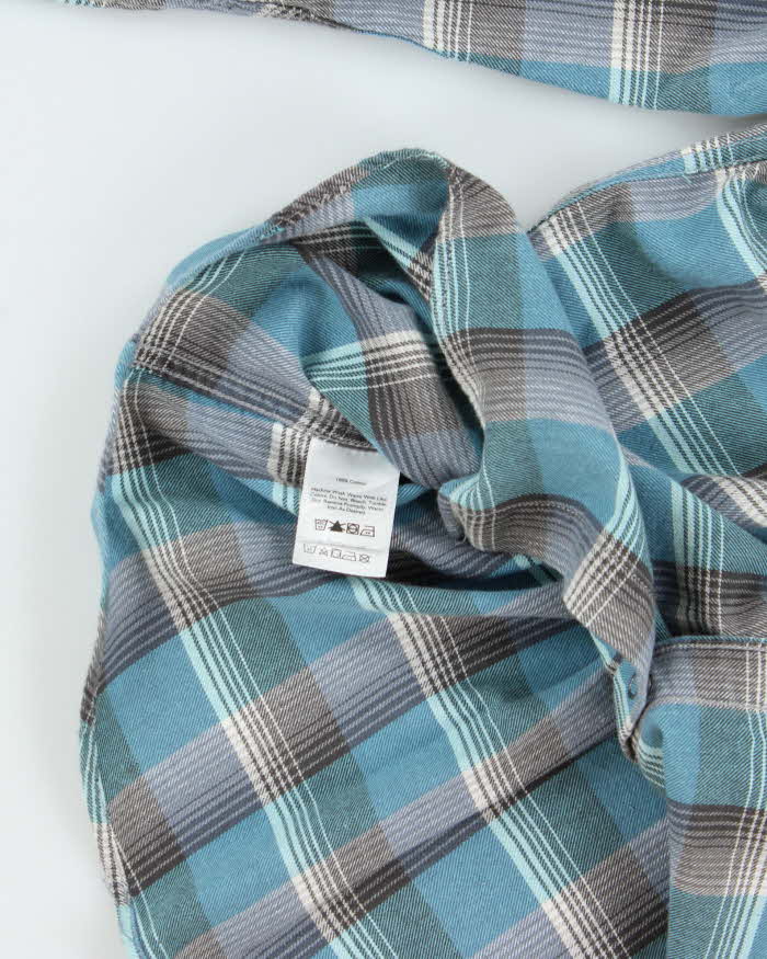 Vintage Eddie Bauer Long Sleeve Western Style Flannel Shirt - L