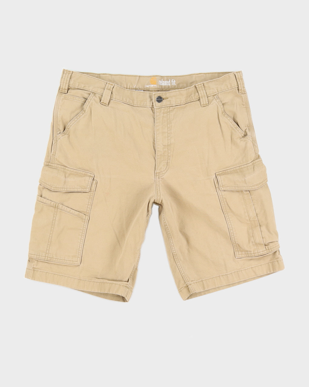 Carhartt Beige Relaxed Fit Cargo Shorts - W38