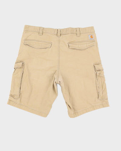 Carhartt Beige Relaxed Fit Cargo Shorts - W38
