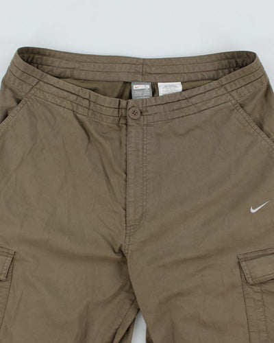 Vintage Nike Wide Leg Cargo Shorts - W34 L15