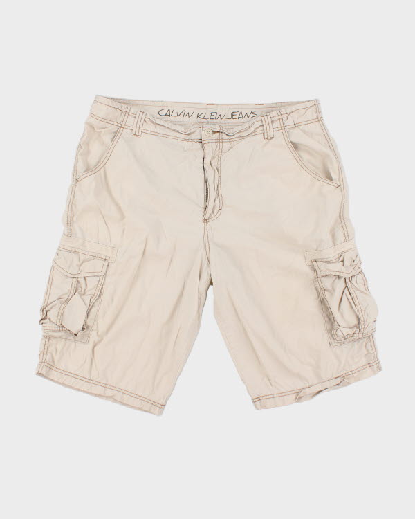 Vintage Calvin Klein Lightweight Baggy Cargo Shorts W38 L13