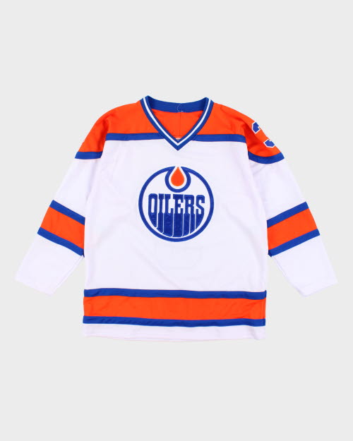 Vintage 2000 s Oilers NHL Oversized Hockey Jersey XXL Rokit
