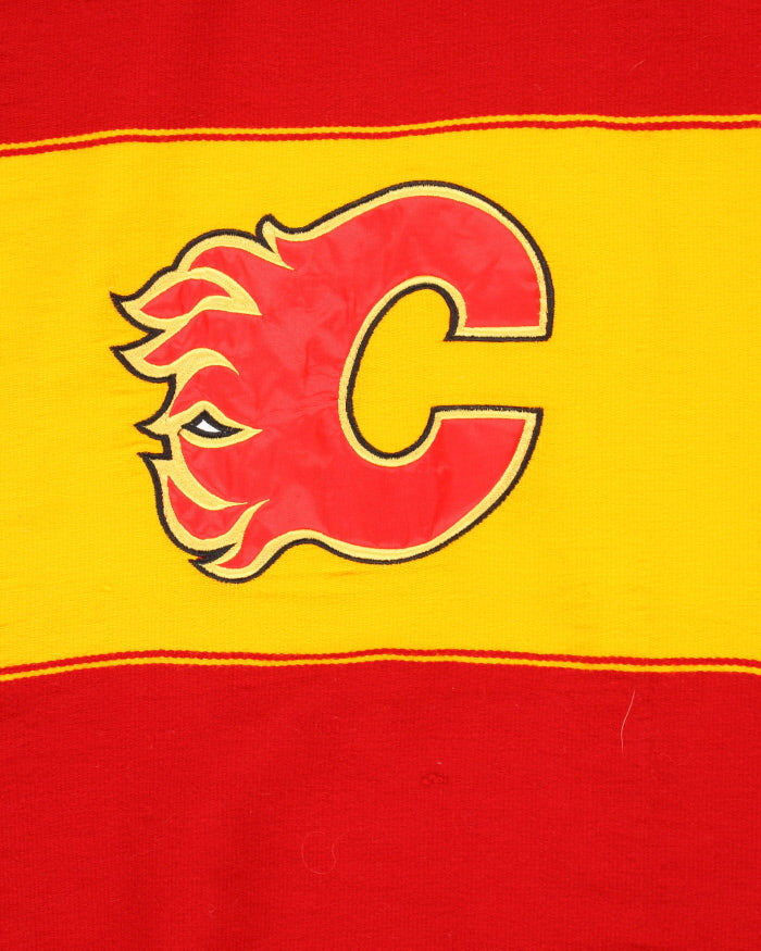 Vintage 90's Calgary Flames NHL Sleeveless Poncho - OS