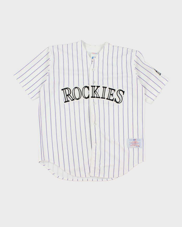 Vintage 90's CCM Colorado Rockies MLB Baseball Jersey L