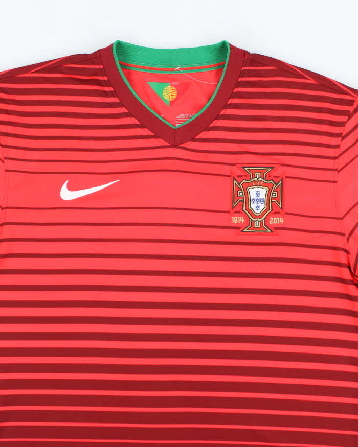 Nike Portugal 2014/15 Home Football Shirt - M