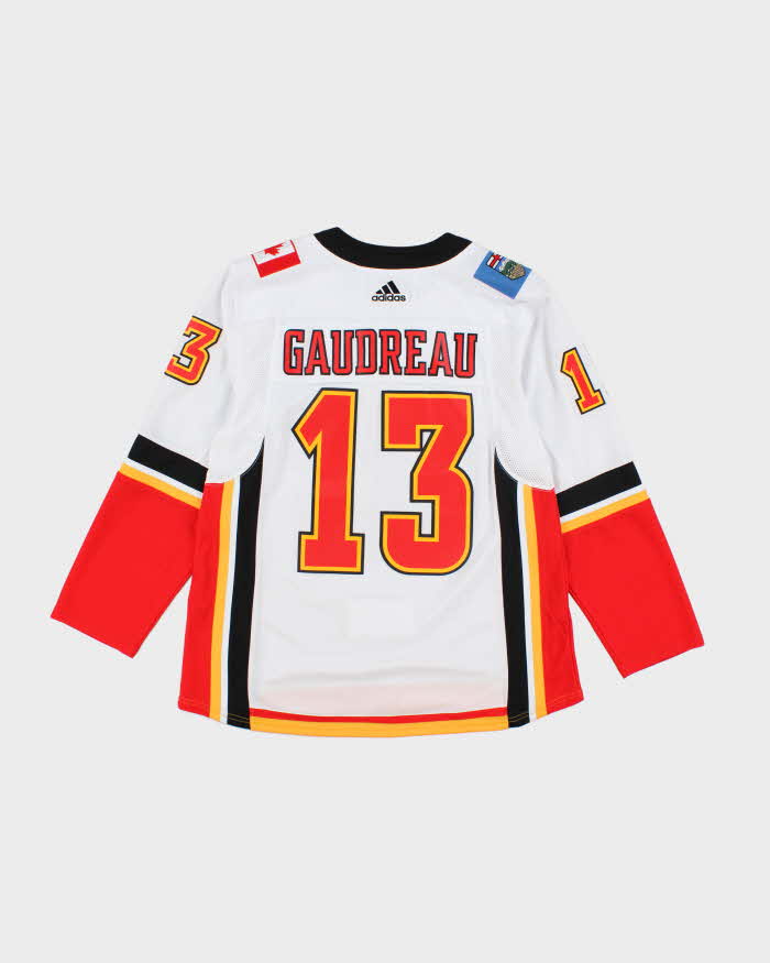 Vintage Calgary Flames NHL Oversized Hockey Jersey - L