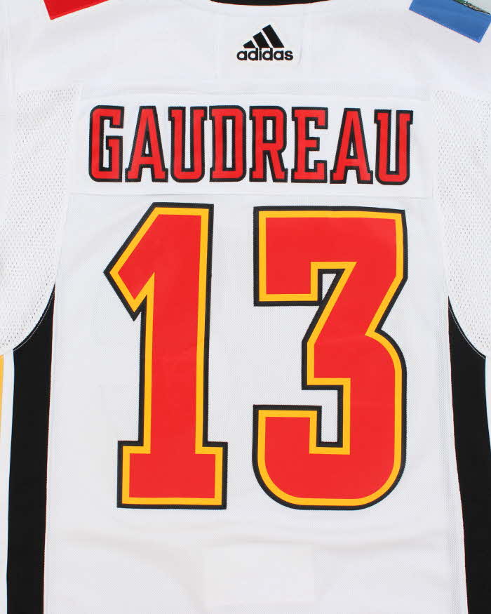 Vintage Calgary Flames NHL Oversized Hockey Jersey - L