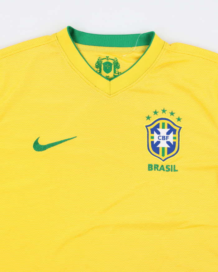 Vintage Brasil 2012-13 Home International Football Shirt - S