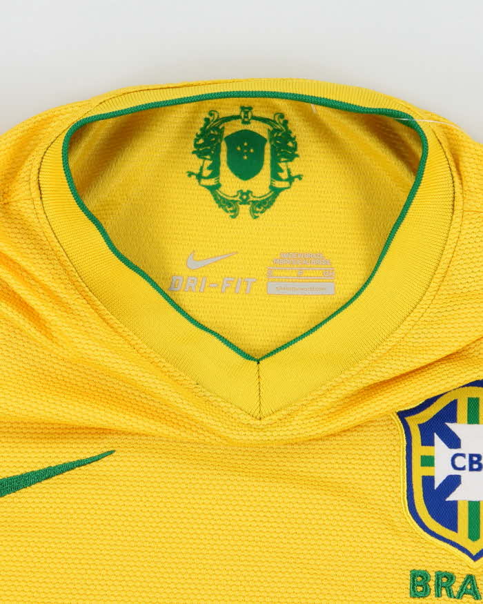 Vintage Brasil 2012-13 Home International Football Shirt - S