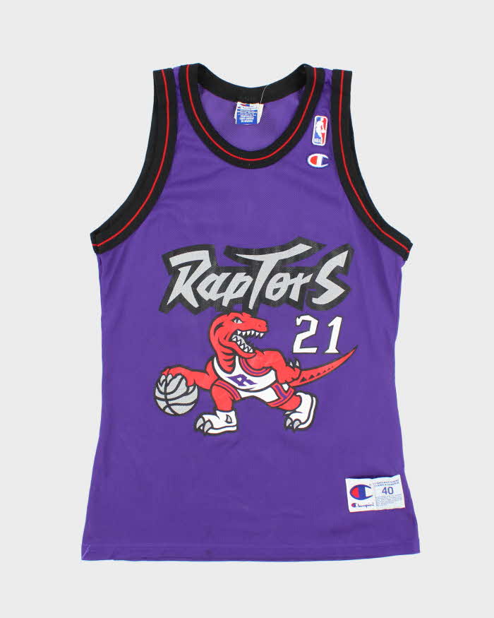 Vintage 2000's Champion Toronto Raptors NBA Jersey M