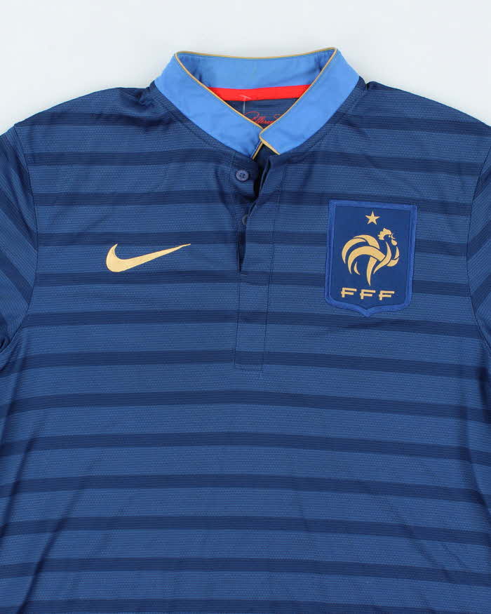 Nike France FFF 2012/13 Home International Football Shirt - S