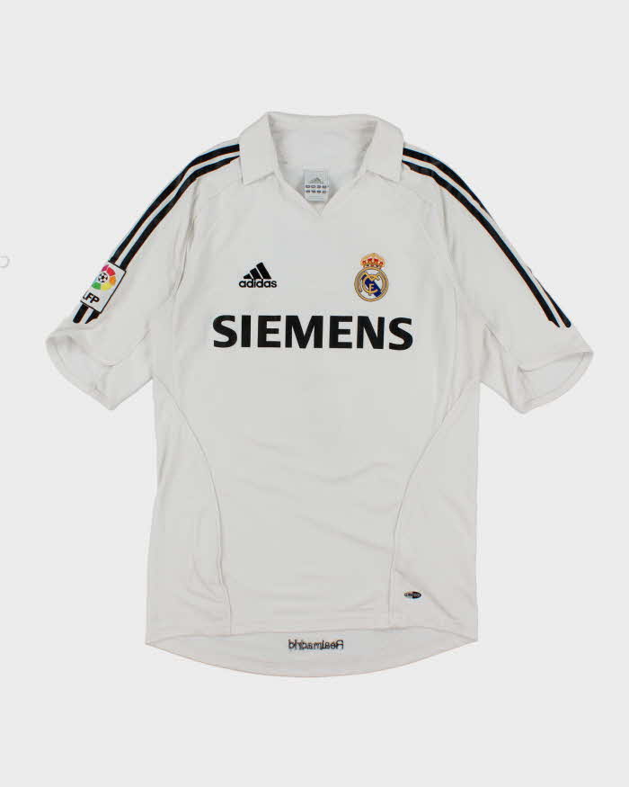 Vintage Adidas Real Madrid 2005/06 Home Football Shirt S – Rokit