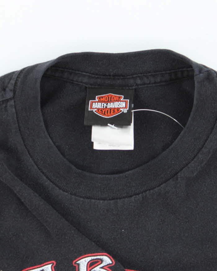 Harley Davidson Black Cotton T-Shirt - M