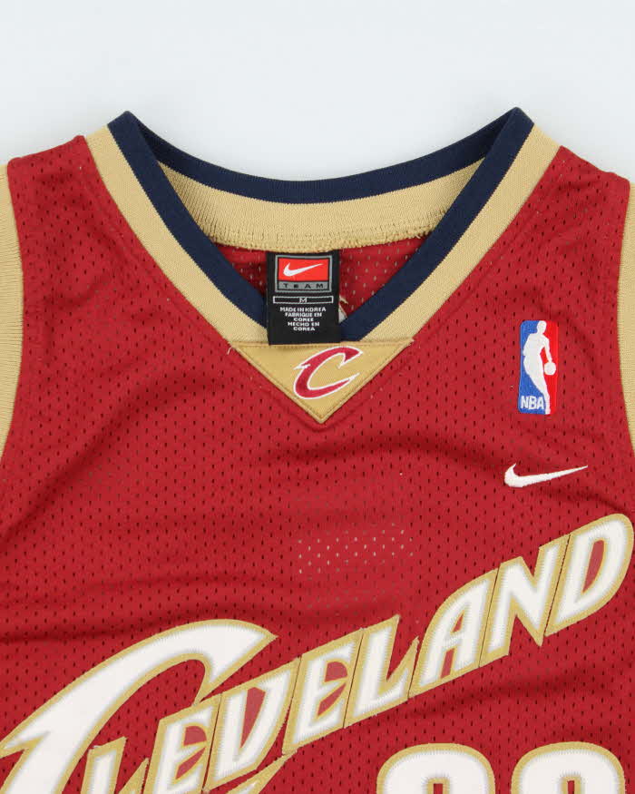 Vintage 00s Nike Cleveland Cavaliers Lebron James 23 NBA Basketball Jersey - M