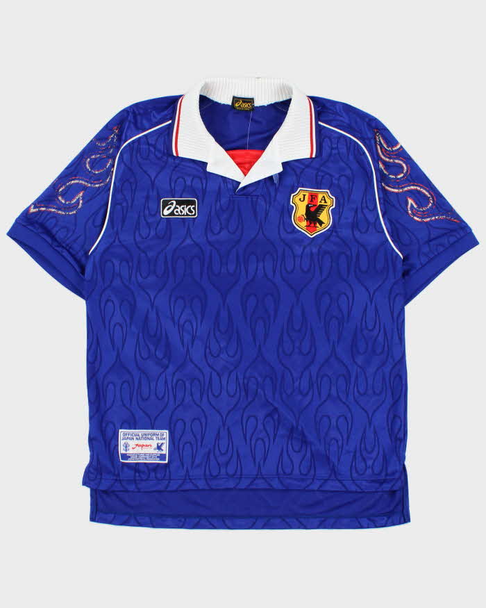 ウェア Asics 1998 Japan Soccer Uniform 🎌 Japan 1998 Away | By ASICS Online now! Tap to shop | Link in bio