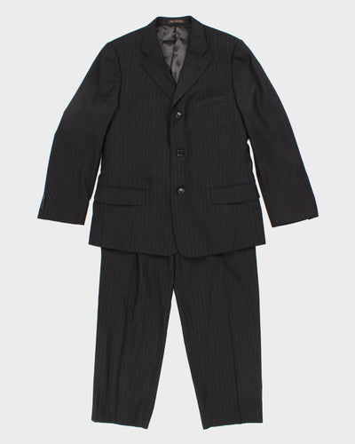 Vintage Pal Zileri Black Suit Jacket Set