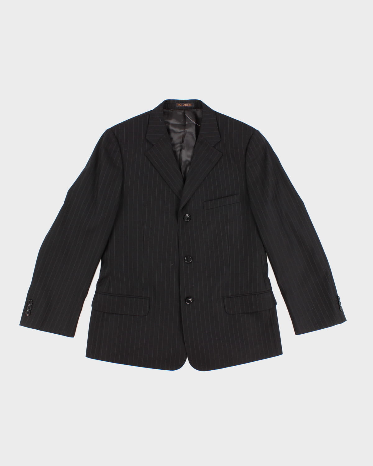 Vintage Pal Zileri Black Suit Jacket Set