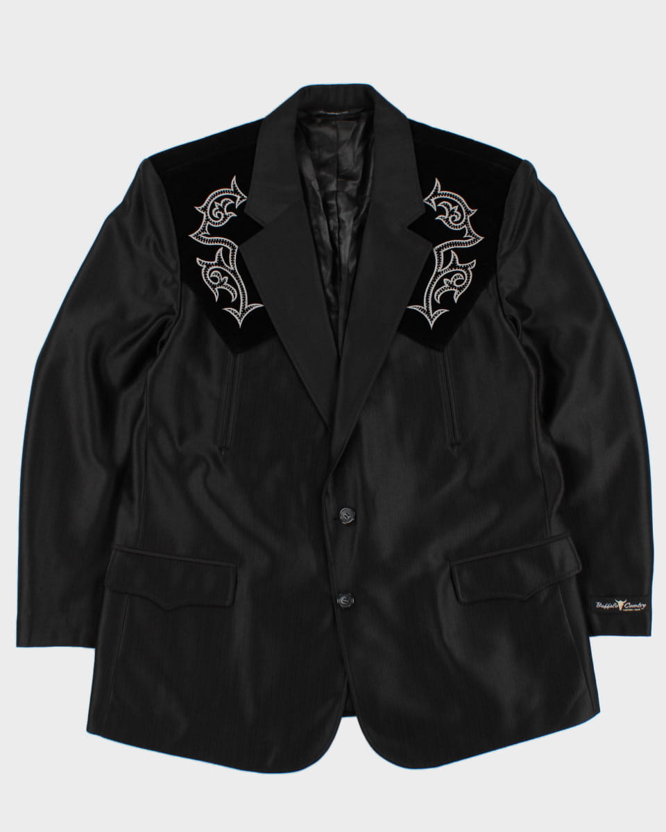 Vintage 90 s Western Buffalo Country Suit Jacket L Rokit