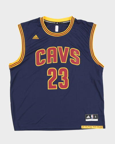 NBA Adidas Cavs Cleveland Cavaliers Lebron James #23 Blue Jersey - XL