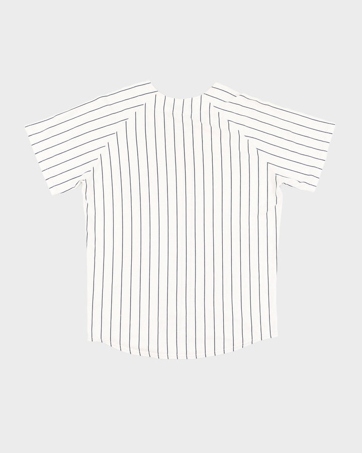 Vintage 90s MLB Russell Athletic New York Yankees White Jersey - M