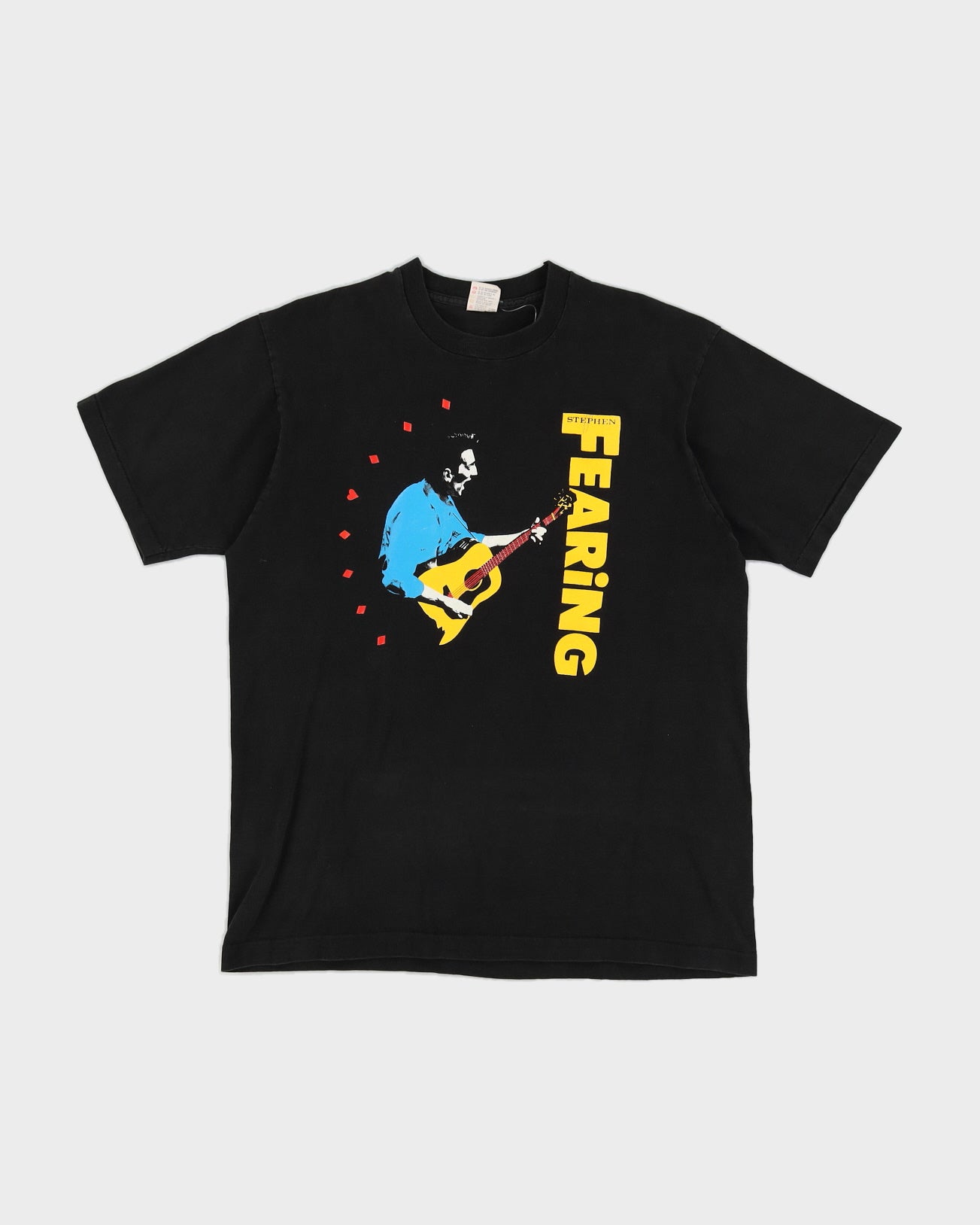 Vintage 90s Stephen Fearing Band T Shirt L XL Rokit