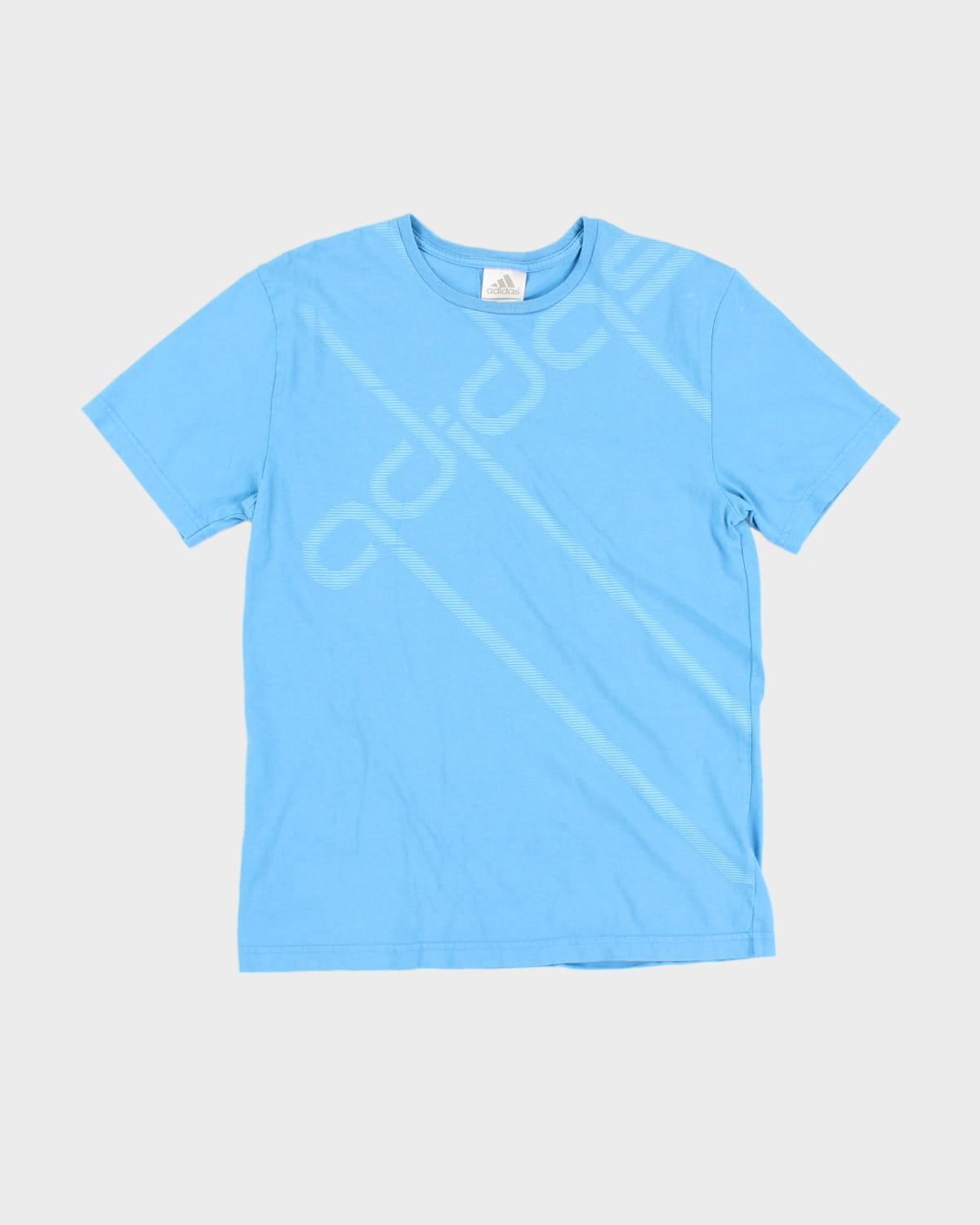 90 luvun miesten sininen Adidas T paita XL