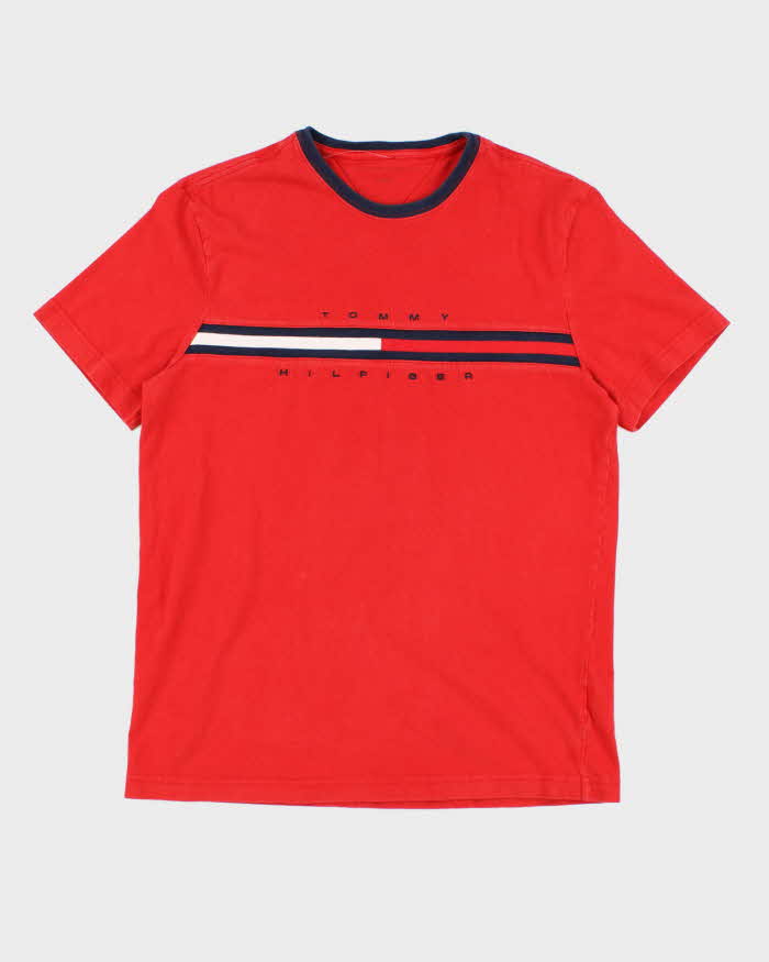 Tommy Hilfiger Red T-Shirt - M