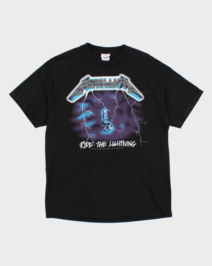 T-shirt vintage 2007 dei Metallica Ride the Lightning - L T-shirt vintage 2007 dei Metallica Ride the Lightning - L