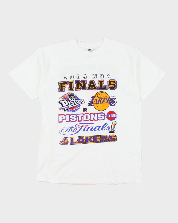 Y2k 00s 2004 NBA Finals T-shirt - L – Rokit