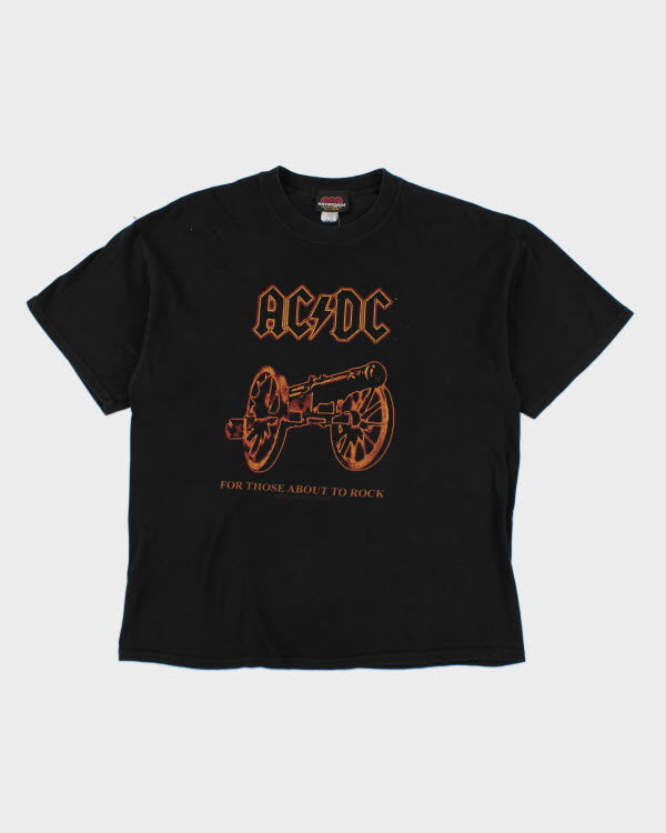 Ac Dc Classic Rock T Shirts Uk Vintage 2000's ACDC Band T-Shirt L
