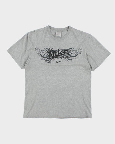 Vintage Y2K Nike Tribal Logo T-Shirt - L