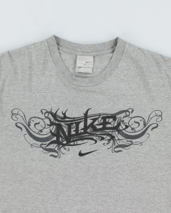 Vintage Y2K Nike Tribal Logo T-Shirt - L