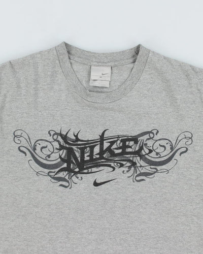 Vintage Y2K Nike Tribal Logo T-Shirt - L
