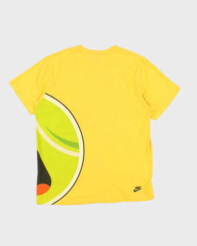 Vintage 2000's Nike Tennis Wrap Print T-Shirt - L