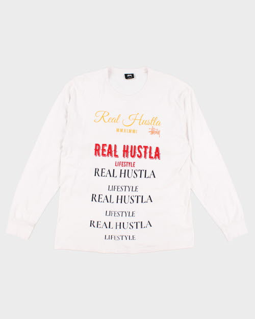 Stussy Real Hustla Long-sleeved T-Shirt - L