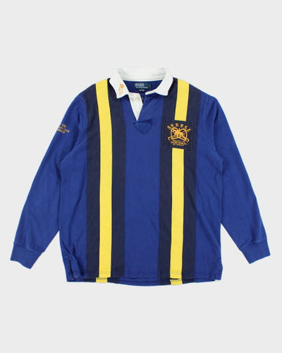 Vintage 2000's Ralph Lauren Heavyweight Striped Rugby Shirt - L