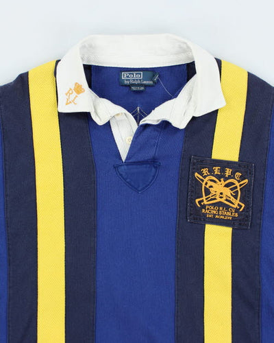 Vintage 2000's Ralph Lauren Heavyweight Striped Rugby Shirt - L