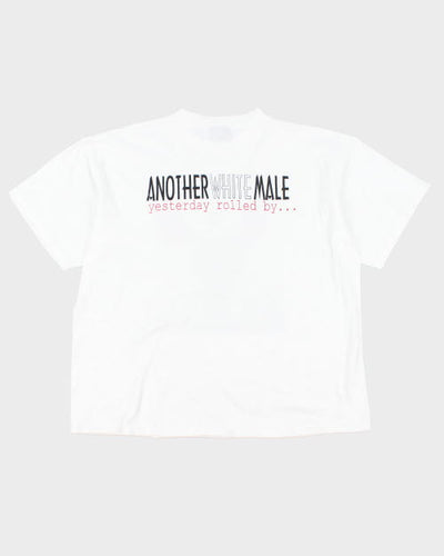Vintage 90's Another White Male Single Stitch T-Shirt - XL