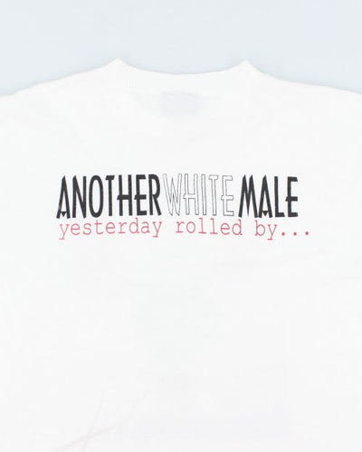 Vintage 90's Another White Male Single Stitch T-Shirt - XL