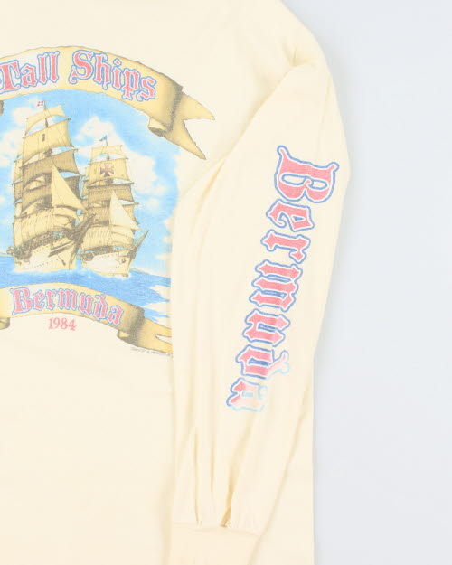 Vintage 1984 Tall Ships Long-sleeve T-Shirt - XL