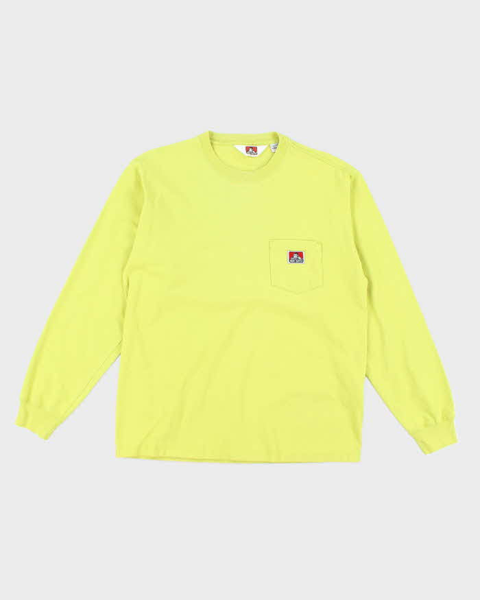 Vintage Ben Davis Oversized Long-sleeved Pocket T-Shirt - L