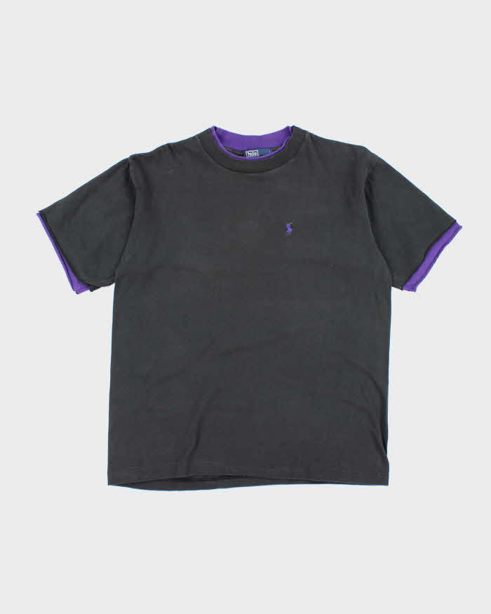 90s POLO Ralph Lauren ヴィンテージ　キャップ Vintage 90s Polo Ralph Lauren Single Stitch T-shirt - M