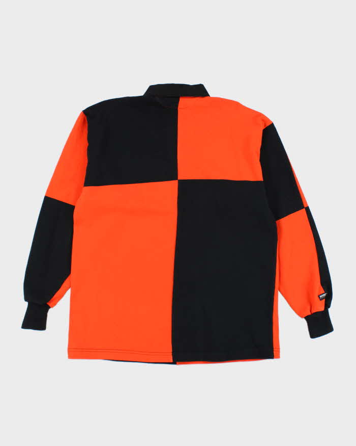 Vintage Rugby Wear Long Sleeve Polo Shirt - XL