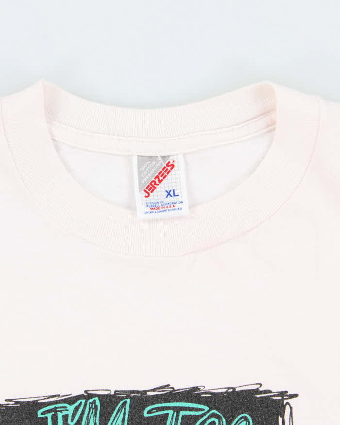 Vintage I'm To Sexy For My Age Graphic T-shirt - XL