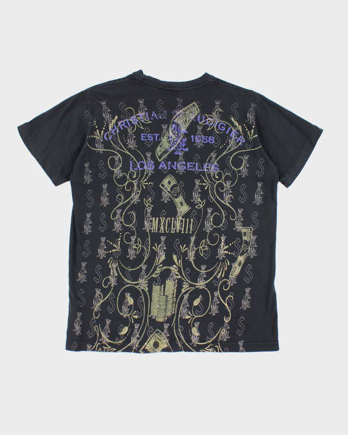 Vintage Y2k 00s Christian Audiger T-shirt - S