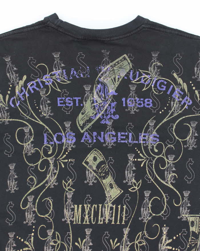 Vintage Y2k 00s Christian Audiger T-shirt - S