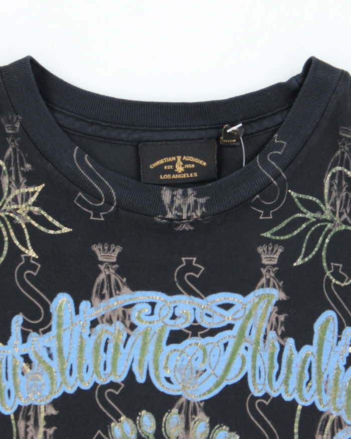Vintage Y2k 00s Christian Audiger T-shirt - S