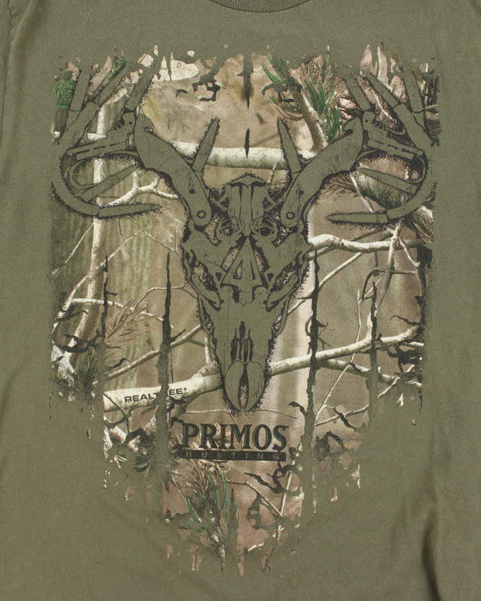 Vintage 00s Realtree Primos Hunting T-shirt - M