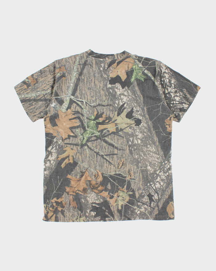 Vintage 00s Mossy Oak Camouflage T-shirt - XL