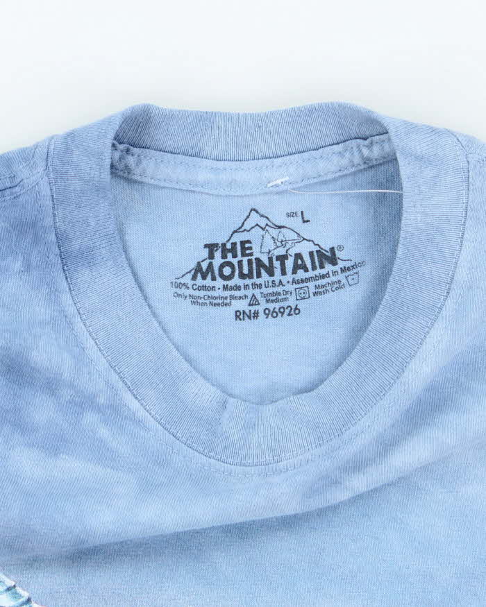 Vintage Y2K The Mountain Wolf & Dragon Graphic T-Shirt - L